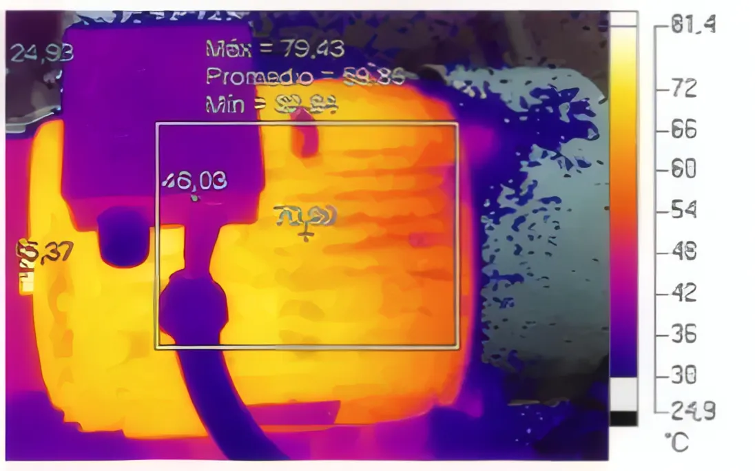Inspeccion termografica en planta industrial